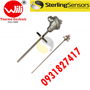 sterlingsensors Flanged Thermowell RTD Sensor Assembly