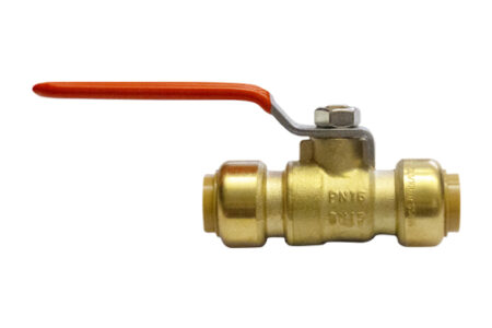 DR BALL VALVES WITH PEX CONNECTIONS